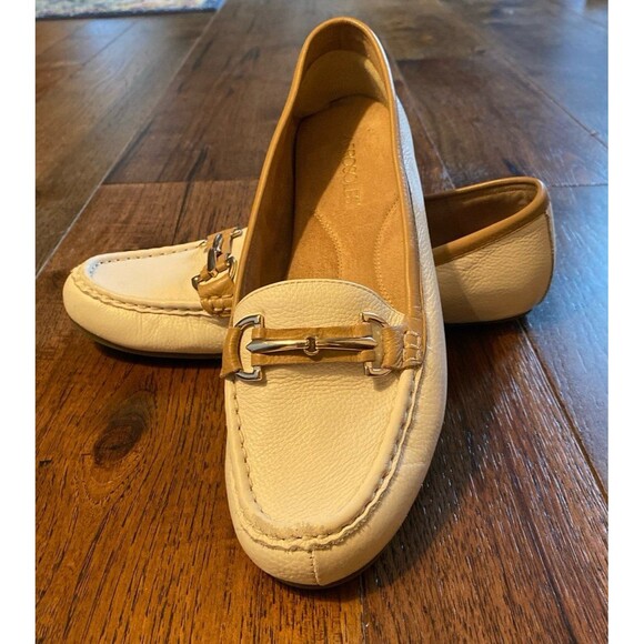 Aerosoles Womens Shoes Size 9.5 Ivory Flats Comfort Supportive Arch Footbed - Picture 2 of 12